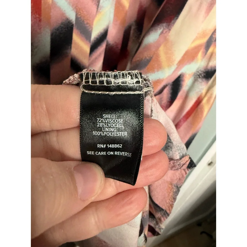 Torrid mini challis skater‎ dress pink - Picture 5 of 9